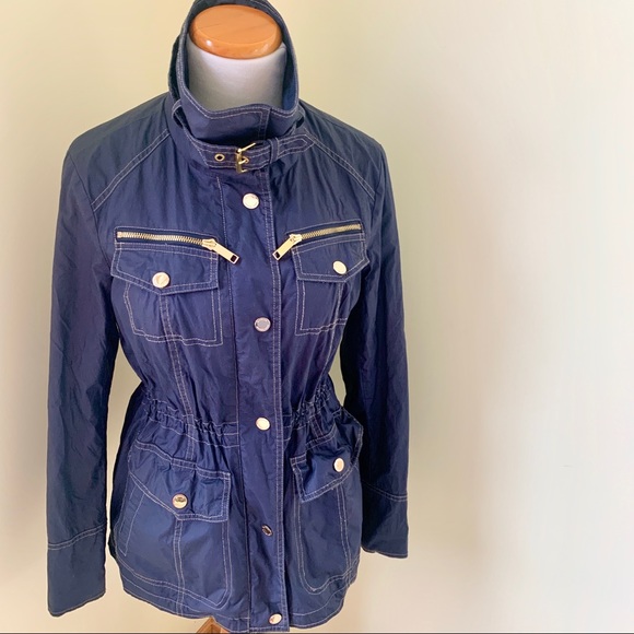 Michael Michael Kors Water-Resistant Anorak Coat S - Picture 2 of 15